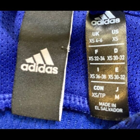 Adidas Bright Blue & Black SweatShirt - Picture 5 of 9